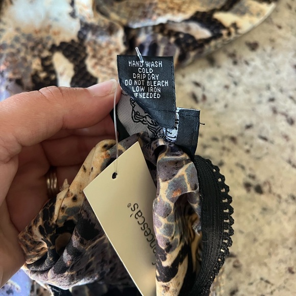 Angie Snake Print Pencil Skirt - Picture 5 of 5